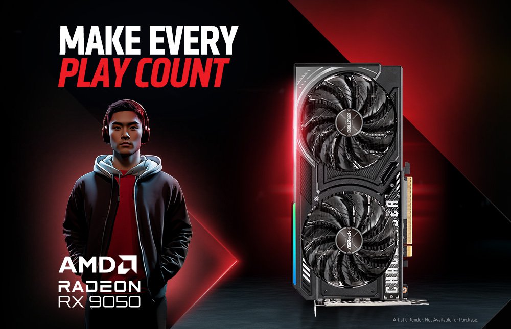 VGA AMD RX 9050